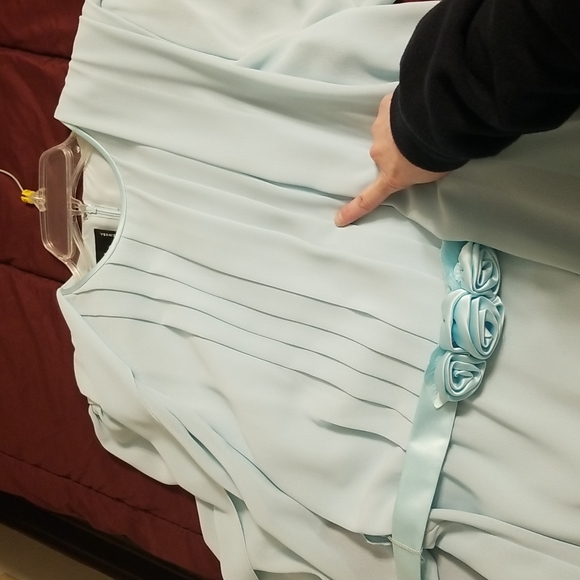 Ursula of Switzerland Women's Blue Dress, Sz 12 P - Picture 9 of 10